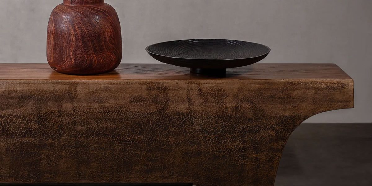 interior-design-bali-craft-district-mary-verspoor-hatha-vase-tropical-hardwood-patina-red-vase Craft District Bali Interior Design Art Gallery