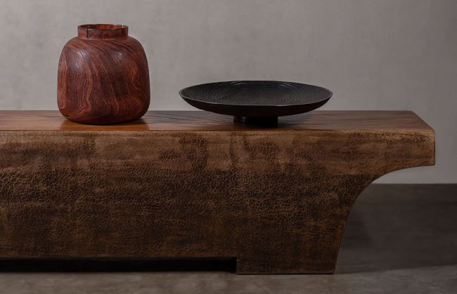 interior-design-bali-craft-district-mary-verspoor-hatha-vase-tropical-hardwood-patina-red-vase Craft District Bali Interior Design Art Gallery