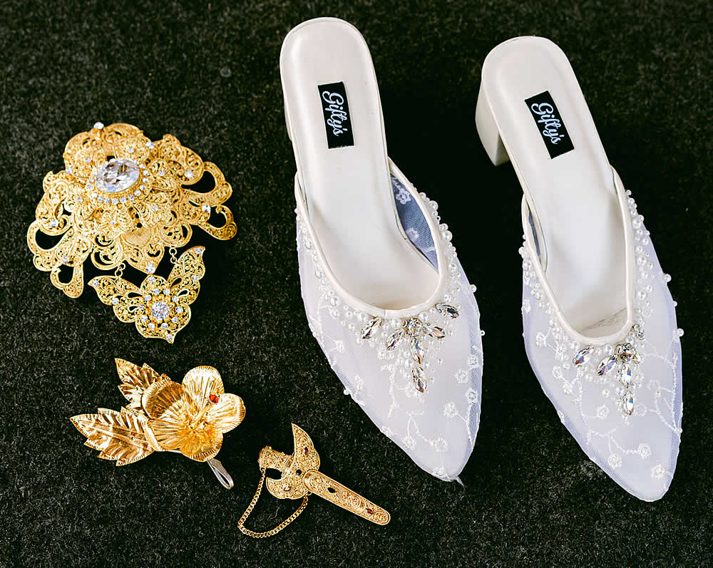 Arts & Culture Bali Indonesia, jewelry, bridal shoes